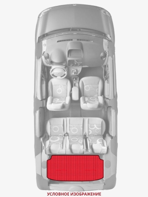 ЭВА коврики «Queen Lux» багажник для Chery Tiggo 8